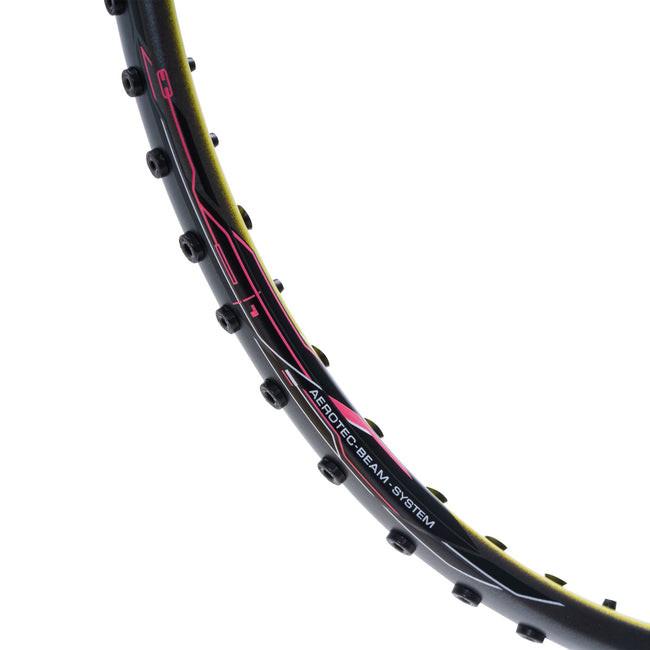 Li-Ning Wind Lite 700 II Unstrung Badminton Racquet | Dark Grey/Lime.