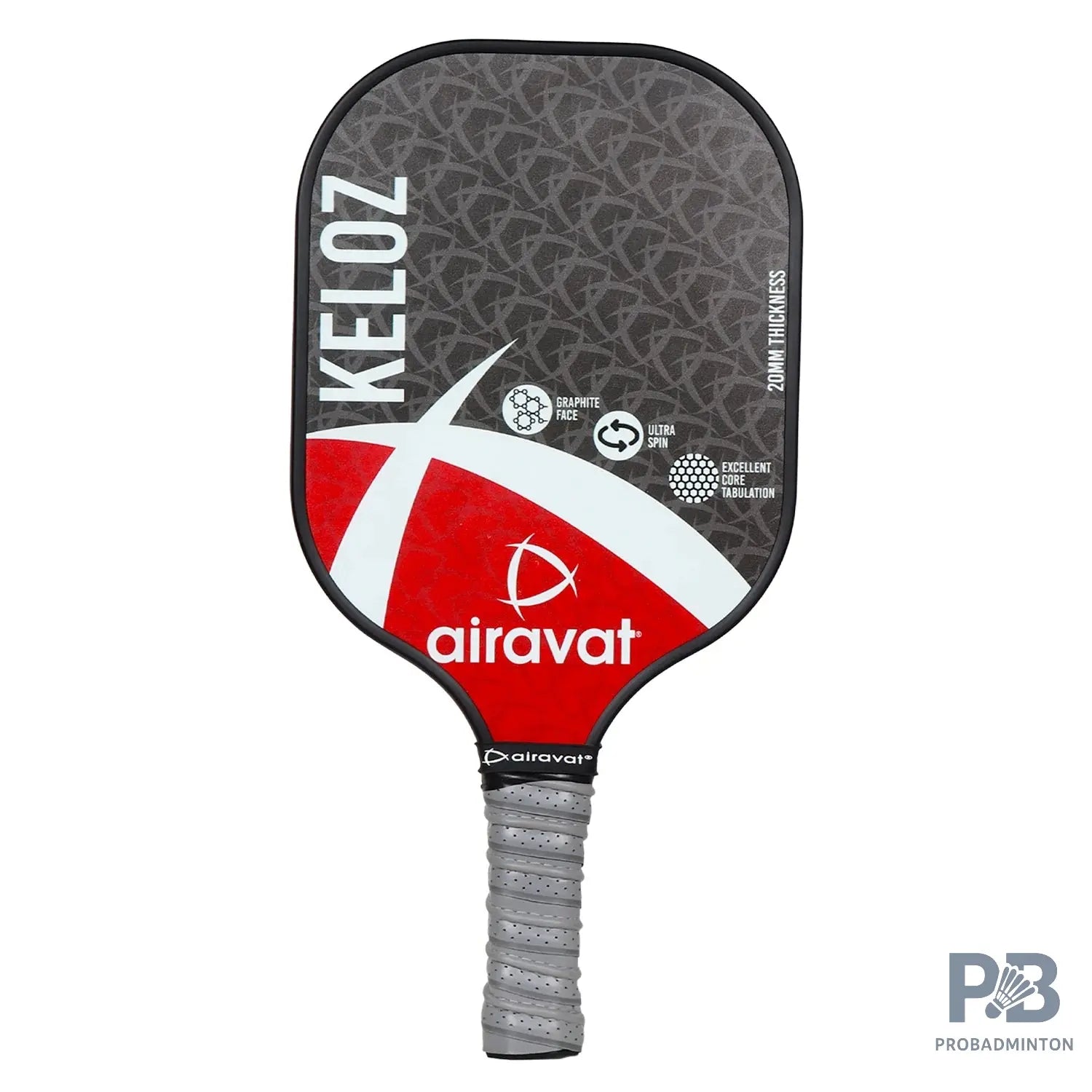 Airavat Keloz 7402 Pickleball Paddle – Carbon Graphite Paddle Ball in India | Best Pickleball Paddles India for Beginners (Black, Cyan, Lime Green).