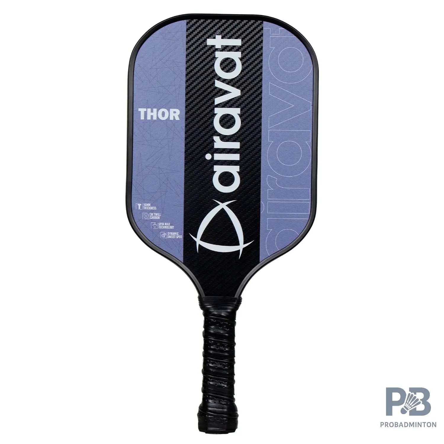 Airavat Thor 7408 Pickleball Paddle | Graphite Surface & Nomex Core |(Red/Blue) | ProBadminton.in.