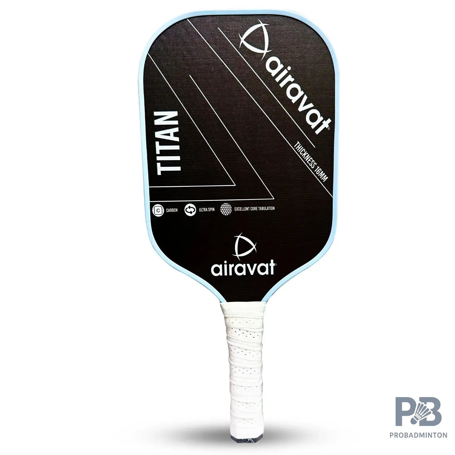 Airavat Titan Pickleball Paddle Set – Carbon Face + 2 Balls + Bag | Paddle Ball in India | Best Pickleball Paddles India for Beginners.