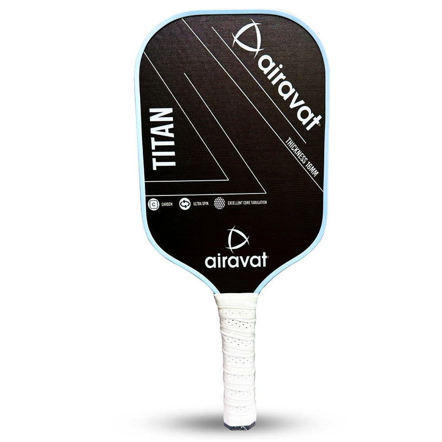 Airavat Titan 7405 Pickleball Paddle - Carbon Fiber Surface for Power Shots & Ergonomic Grip | ProBadminton.in