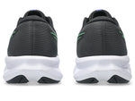 asics patriot 14 mens running shoes black vital green

