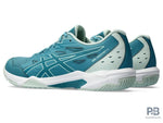 ASICS GEL ROCKET 11 INDOOR SHOES (BLUE TEAL/PALE MINT).