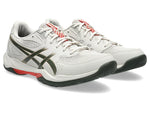 ASICS Gel Rocket 12 badminton shoes side view Soft Oat Khaki Vintage