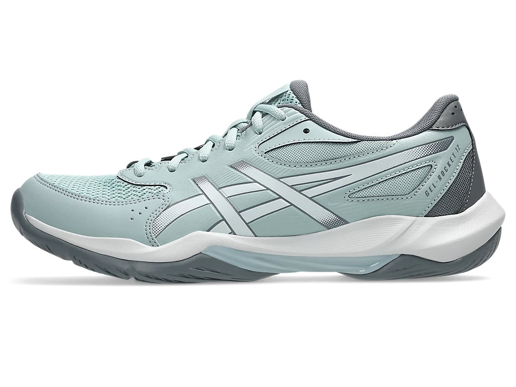 ASICS Gel Rocket 12 badminton shoe Ocean Haze Concrete