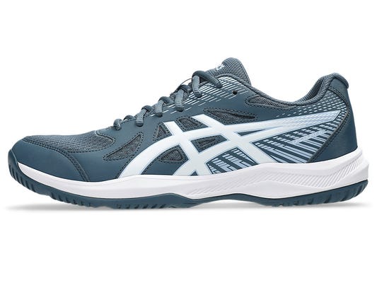 ASICS Upcourt 6 badminton shoes for men Raw Indigo White