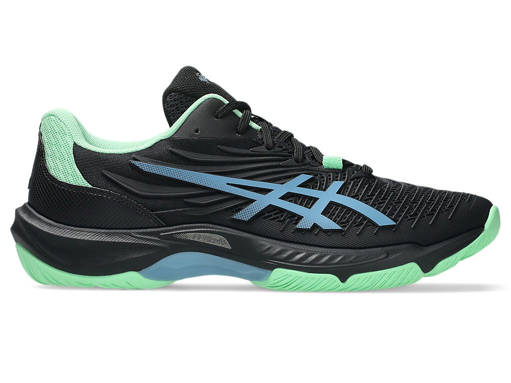 Asics Court Control FF4 badmnton shooes black saba blu