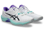 ASICS COURT CONTROL FF 4 badminton shoe side view White Illuminate Mint