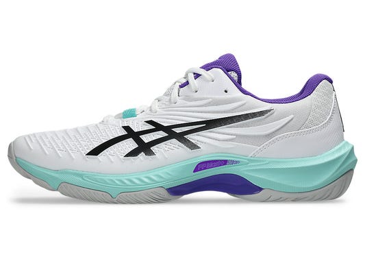 ASICS COURT CONTROL FF 4 badminton shoes White Illuminate Mint