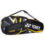 Yonex SUNR 2215 Black Yellow badminton kit bag front