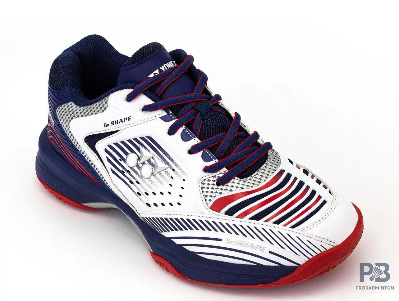 Yonex Badminton Shoes Kiwami (White / Astral Aura / Neon Coral).
