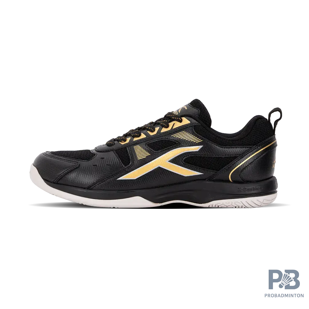 HUNDRED Raze Badminton Shoes - Non-Marking, X-Cushion Tech, Lightweight 327g (Assorted Colors).