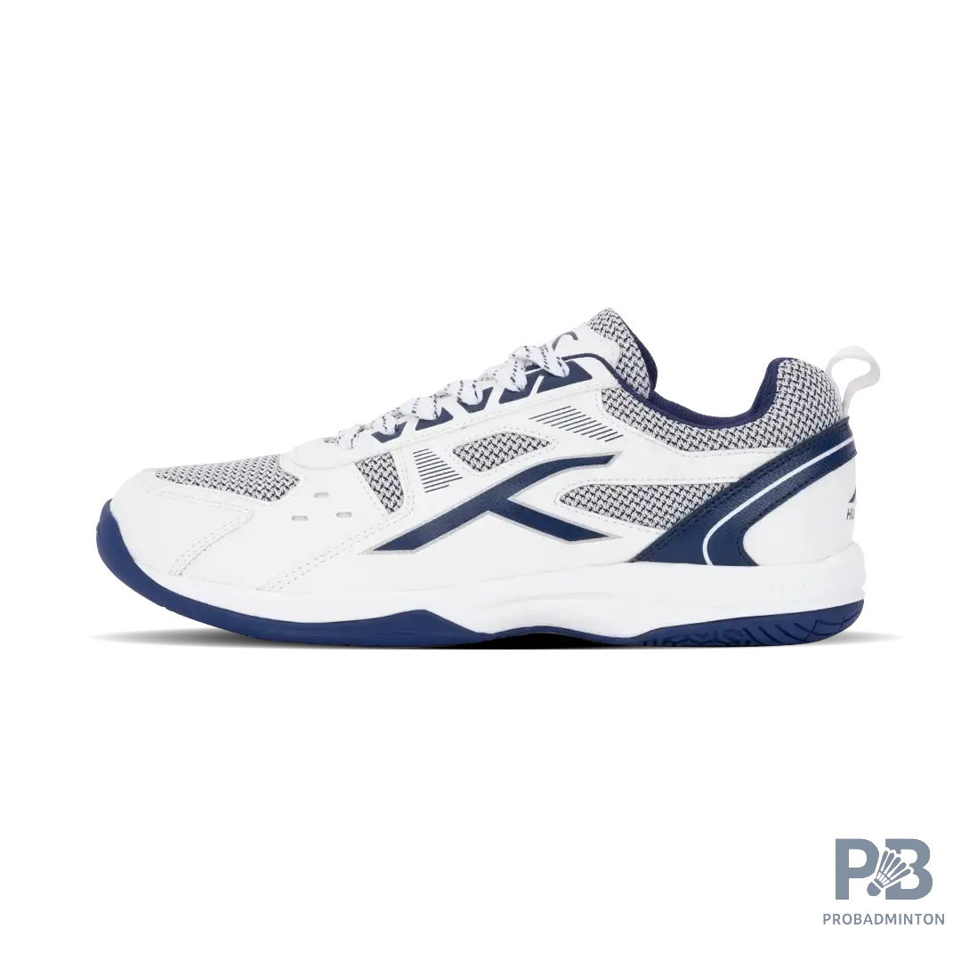 HUNDRED Raze Badminton Shoes - Non-Marking, X-Cushion Tech, Lightweight 327g (Assorted Colors).