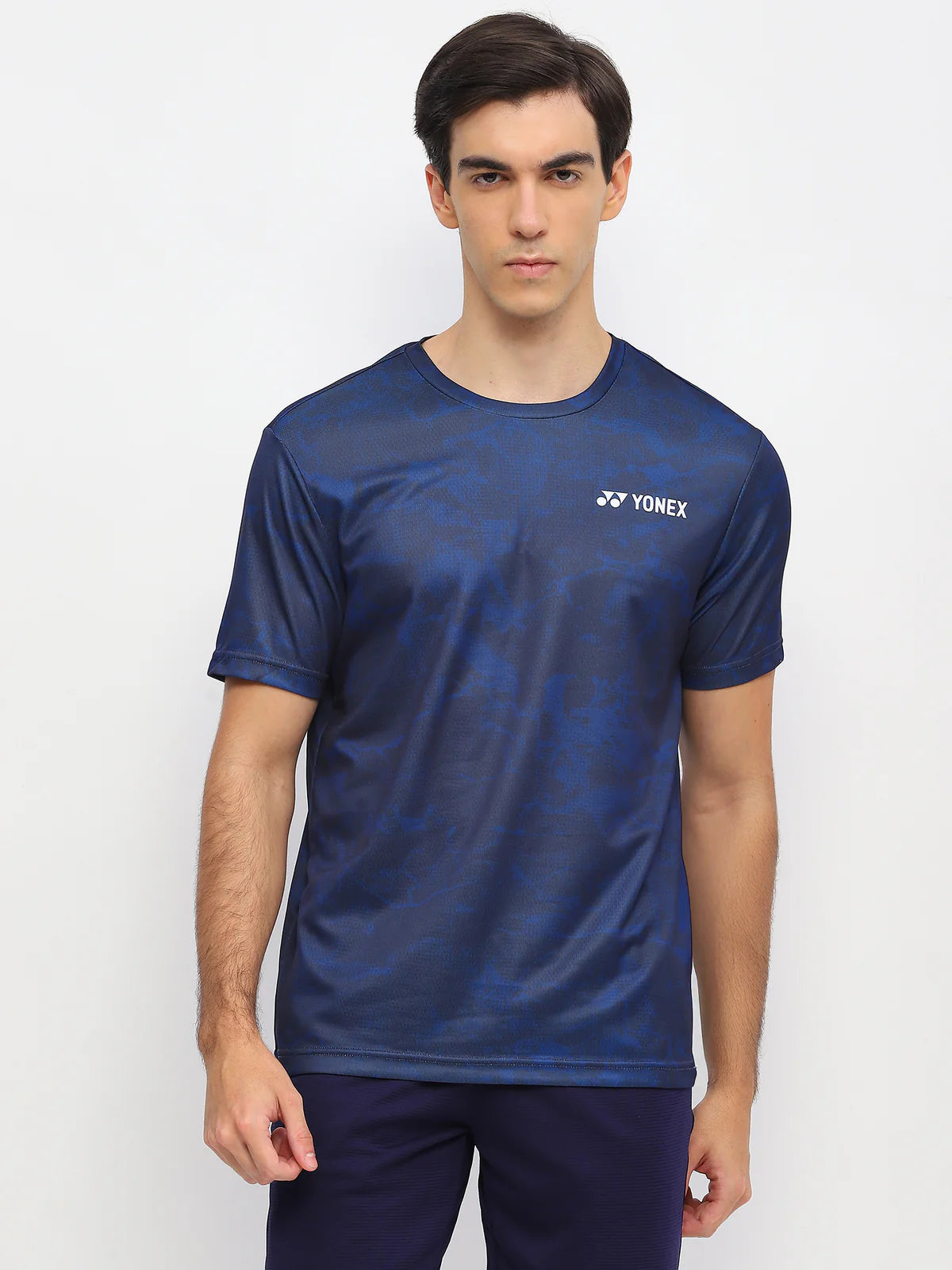 yonex tshirt round nek 2963 navy peony