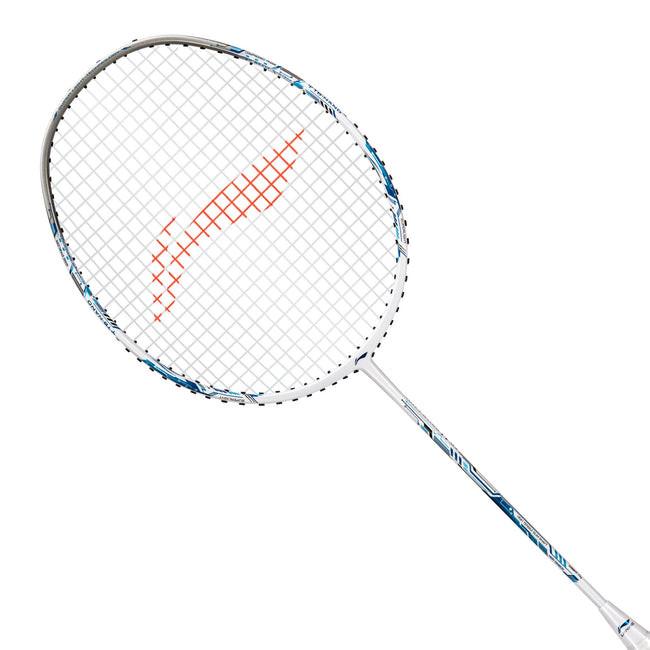 Li-Ning Air Force 77 - G3 Unstrung Badminton Racket | White/Silver/Blue.