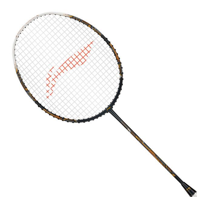 Li-Ning Air Force 77 - G3 Unstrung Badminton Racket | Dark Grey/White/Gold.