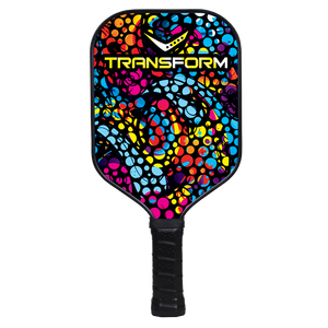 Transform Tyhoon Picklebal Paddel – Graphite Surfase, Polycore, and Vorteks Spin for Power and Controll.