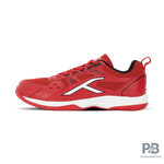 HUNDRED Raze Badminton Shoes - Non-Marking, X-Cushion Tech, Lightweight 327g (Assorted Colors).