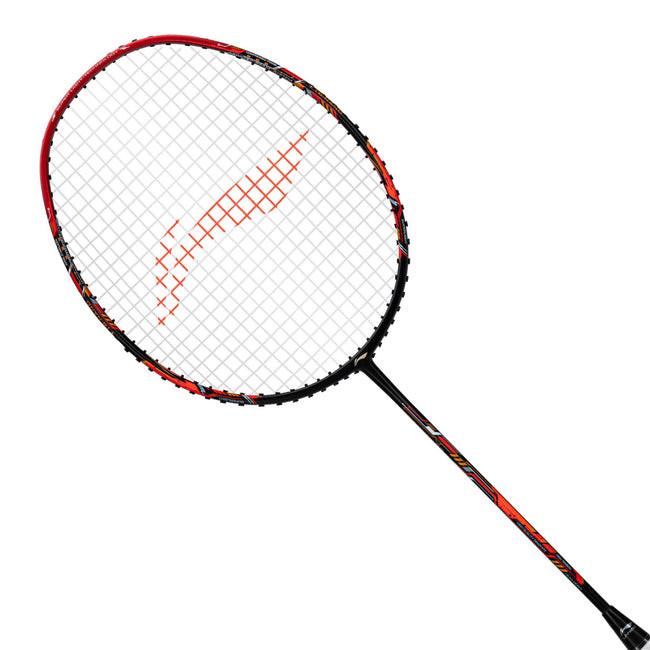 Li-Ning Air Force 77 - G3 Unstrung Badminton Racket | Black/Red/Orange.