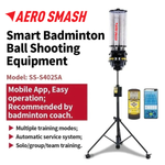 aero smsh badminton ball shooting equipmnt