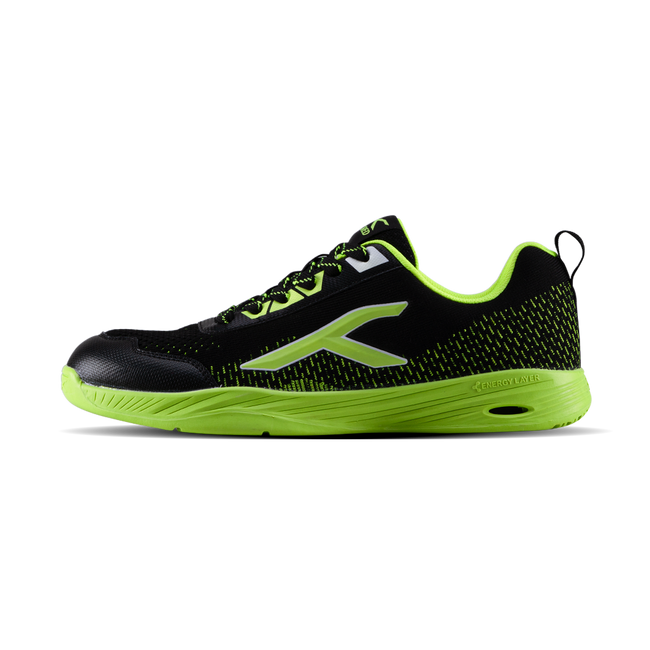 Hundred Court Flyer Badminton Shoe | BLACK/LIME.