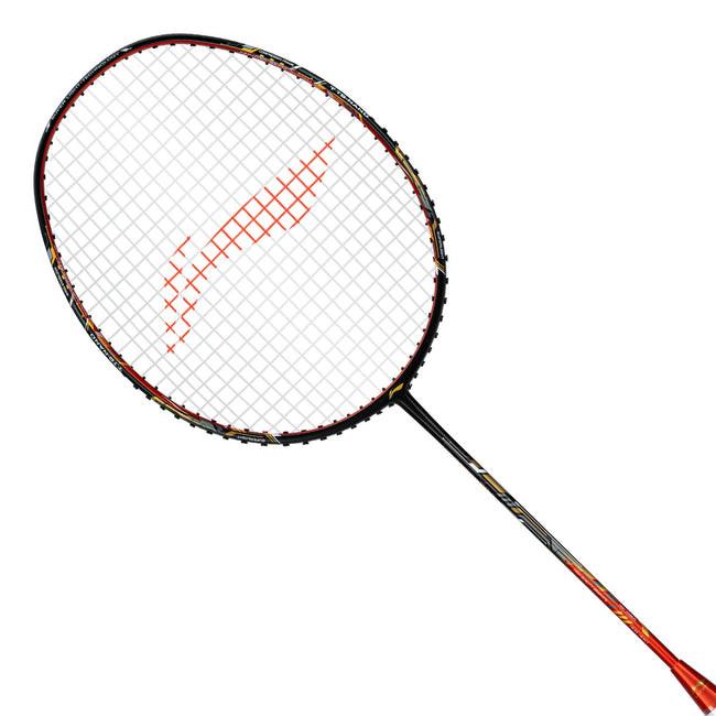 Li-Ning Air Force 78 - G3 Badminton Racket | Black/Orange Red/Gold.