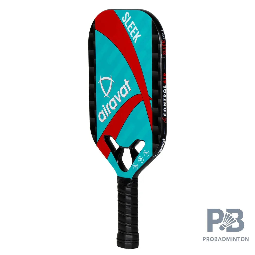 Airavat Sleek 7407 Pickleball Paddle – | Best Pickleball Paddles India for Beginners (Red/Yellow).