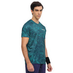 yonex 2963 teal green badmintn tee

