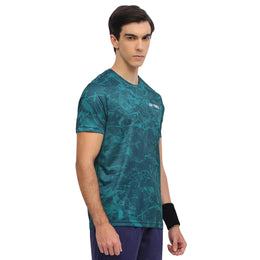 yonex 2963 teal green badmintn tee

