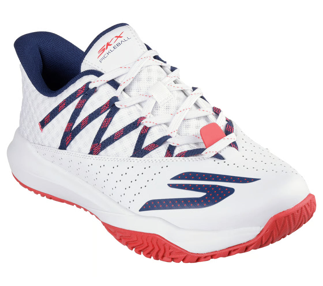 Skechers Viper Court Rally White Black Red sports shoes