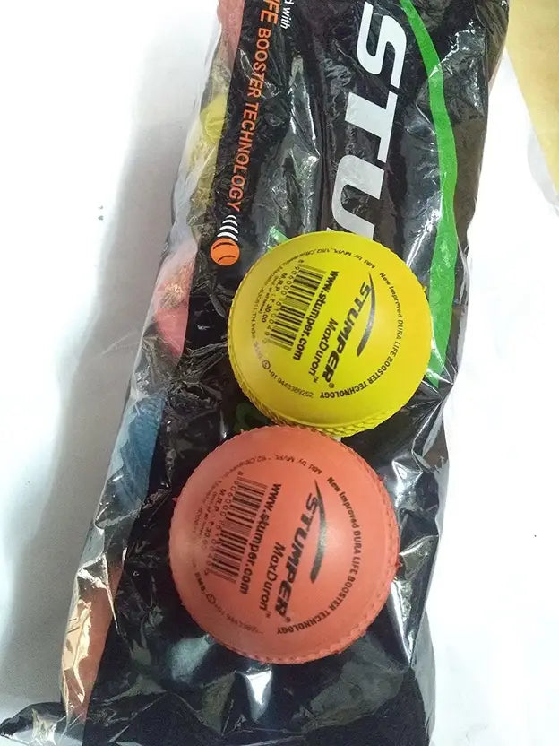 Stumper Cricket Ball Pack of 10 – Heavy 250g Molded Cricket Rubber Balls | ProBadminton.in.