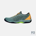 Asics GEL-ROCKET 11 Indoor Court Shoe ( Celadon / Safety Yellow).
