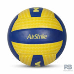 Nivia Air Strike Volleyball | Yellow and Blue | Suitable For Training/Match.