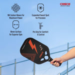 Cosco Carbon Charge Pickleball Paddle | Lightweight Carbon Graphite Paddle | Buy Online at Probadminton.in.