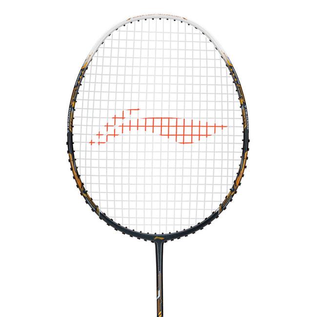 Li-Ning Air Force 77 - G3 Unstrung Badminton Racket | Dark Grey/White/Gold.