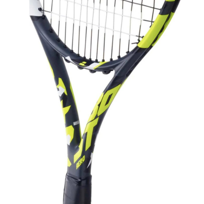 Babolat Boost Aero  Tennis Racquet (Strung) - Power & Maneuverability | Grey/Pink/White | Best Price in India