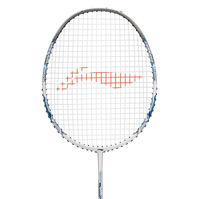 Li-Ning Air Force 77 - G3 Unstrung Badminton Racket | White/Silver/Blue.