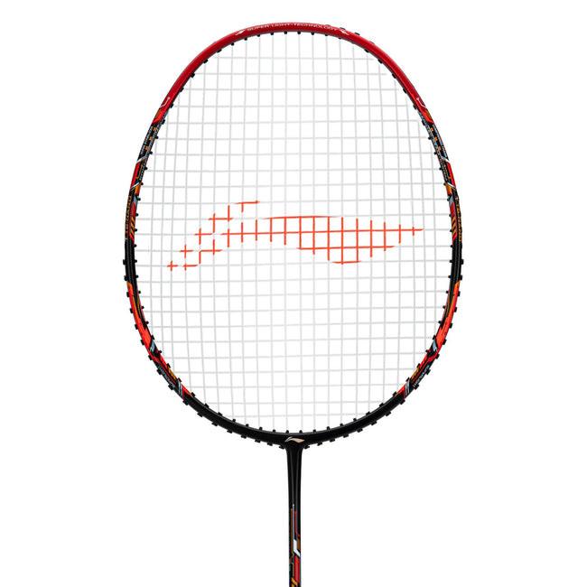 Li-Ning Air Force 77 - G3 Unstrung Badminton Racket | Black/Red/Orange.