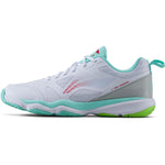 lining ayt079 ranger force badminton shooes white blue fox
