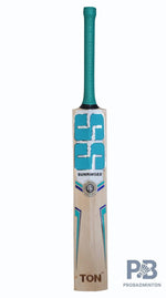 SS Dynasty English Willow Cricket Bat – Grade 6 Air-Dried Willow with Massive TON Edges, Chrome Sticker, Premium Grip & SS Bat Cover (Short Handle).