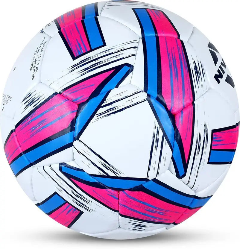 NIVIA Classic Size 4 Football – Hand Stitched Rubber Training Ball | Water Resistant | Ideal for Kids (12+ Years) for Hard Ground, Wet Grass & Artificial Turf – Made in India.