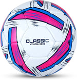 NIVIA Classic Size 4 Football – Hand Stitched Rubber Training Ball | Water Resistant | Ideal for Kids (12+ Years) for Hard Ground, Wet Grass & Artificial Turf – Made in India.