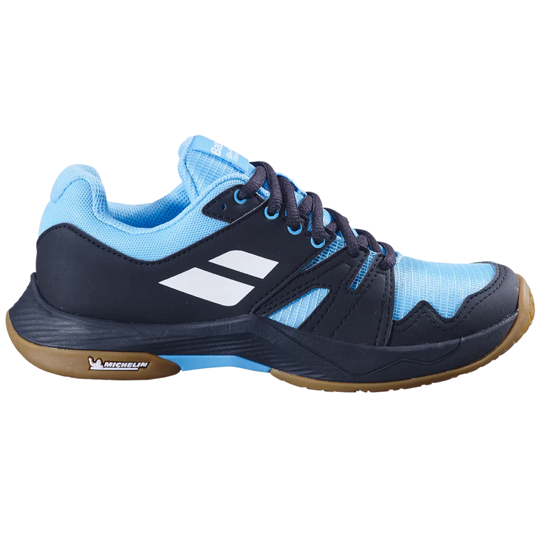 Babolat Shadow Team 2 Junior Badminton Shoes Black/Blue – Lightweight Indoor Court Shoes for Kids | Buy at Probadminton.in.