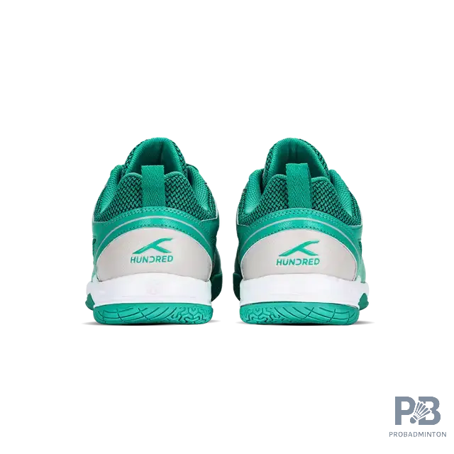 HUNDRED Raze Badminton Shoes - Non-Marking, X-Cushion Tech, Lightweight 327g (Assorted Colors).