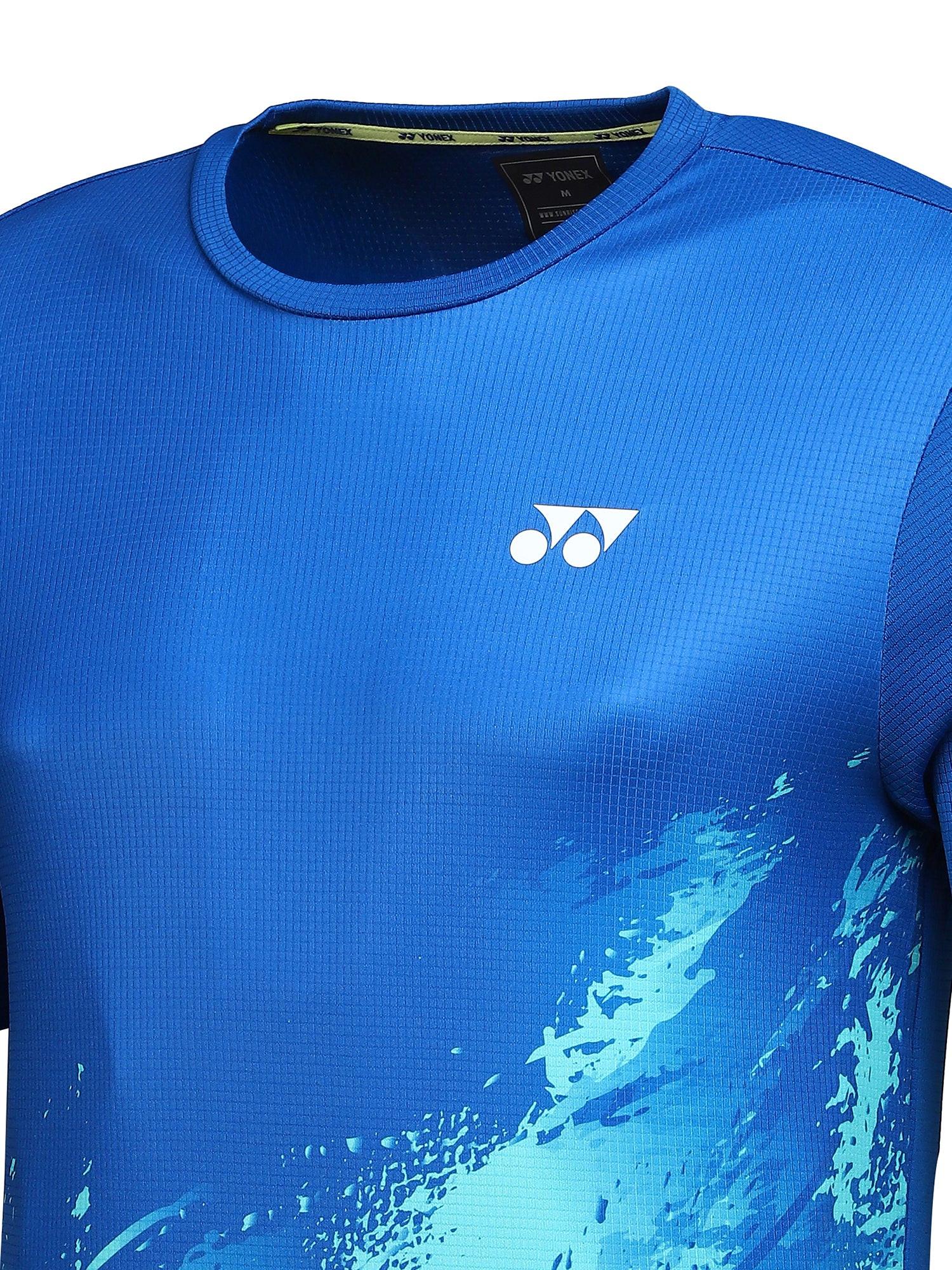 Yonex Badminton Tshirt Round Neck M 2999 - Classic Blue.