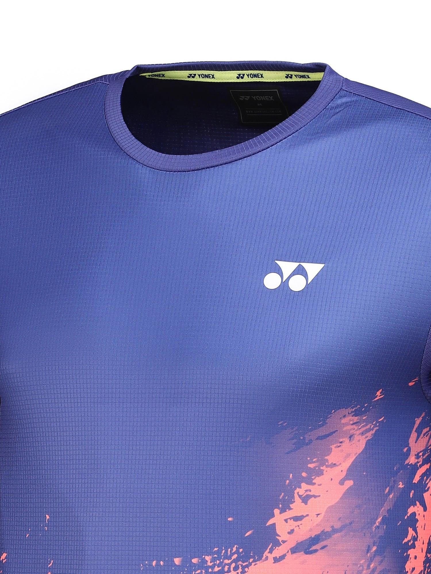 Yonex Badminton Tshirt Round Neck M 2999 - Skipper Blue.