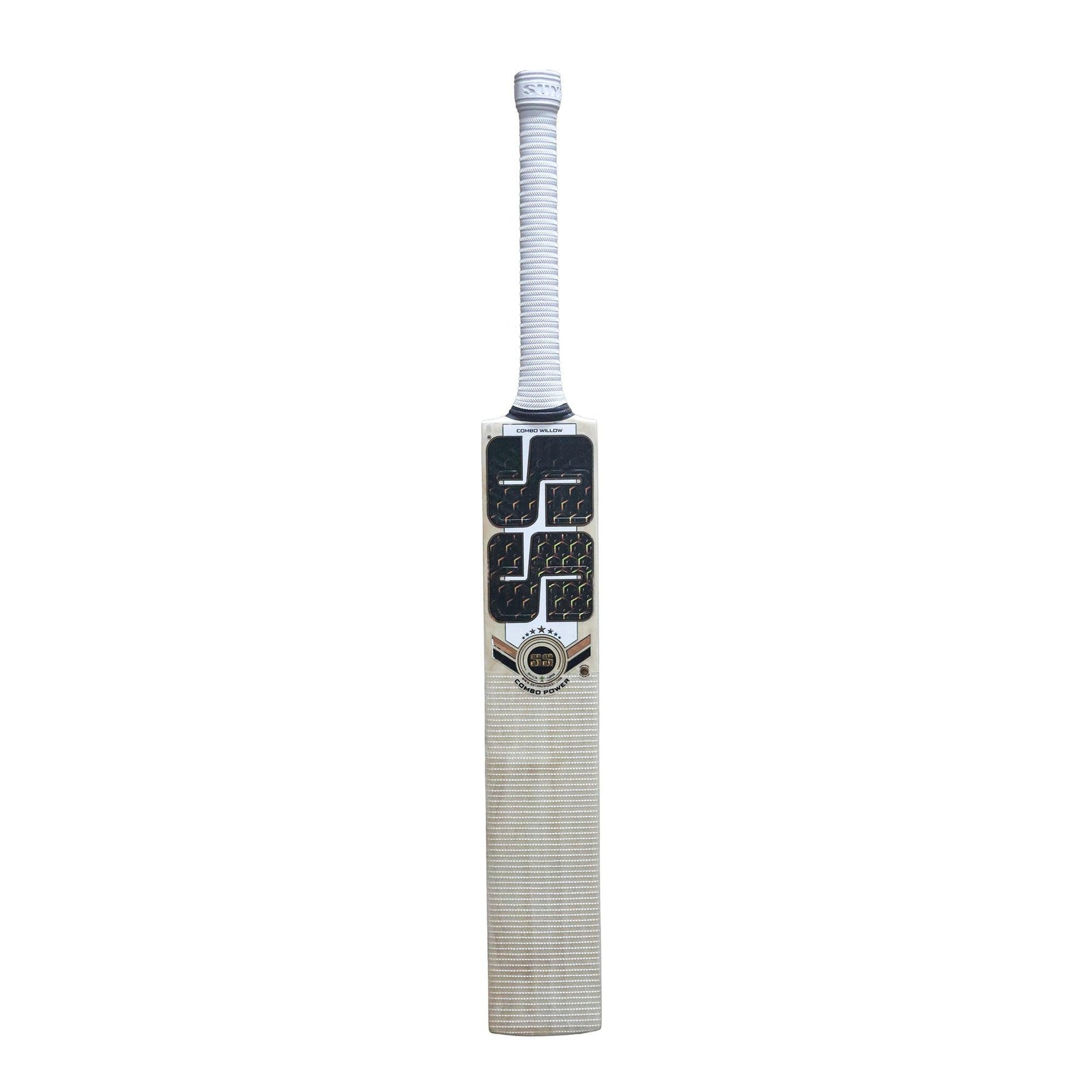 SS Combo Power 1.0 English Willow Cricket Bat – Grade English Willow, Air-Dried, Massive SS Edges.
