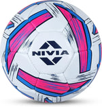 NIVIA Classic Size 4 Football – Hand Stitched Rubber Training Ball | Water Resistant | Ideal for Kids (12+ Years) for Hard Ground, Wet Grass & Artificial Turf – Made in India.