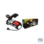 Vixen Football Pump Rapid Fire 10x6 – Double Cylinder High-Pressure Foot Pump (160 PSI)| Multipurpose Air Pump with Pressure Gauge.