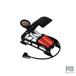 Vixen Football Pump Rapid Fire 10x6 – Double Cylinder High-Pressure Foot Pump (160 PSI)| Multipurpose Air Pump with Pressure Gauge.